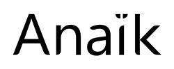 Logo Anaïk en couleur noire