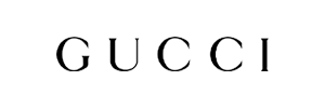 Logo de la marque de luxe Gucci.
