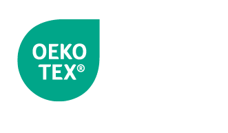 Logo Oeko-Tex Standard 100 certifiant des textiles sans substances nocives pour nos créations, avec le numéro d'identification d'Anaïk.